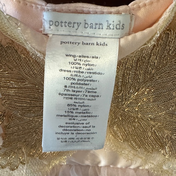 Pottery Barn Gold and Cream Tulle Butterly Dress for Halloween or dress up. - Picture 2 of 6
